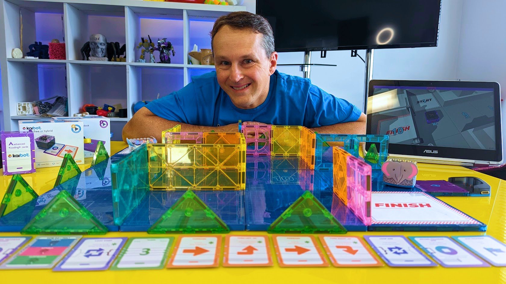 Bruce Jackson with Kaibots