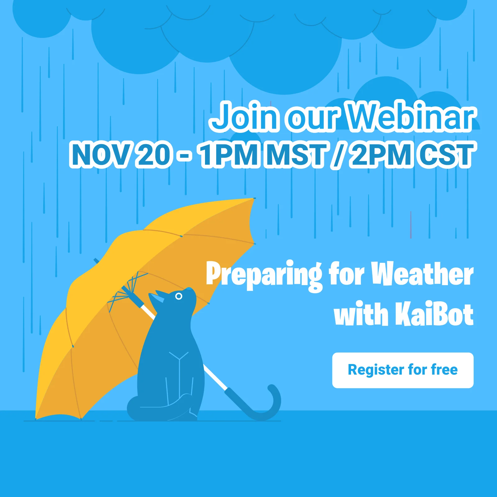 Weather-Free Webinar