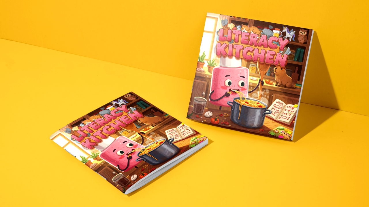 Literacy Kitchen game board