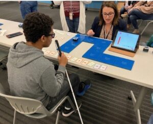 Low Vision Student Coding with KaiBot